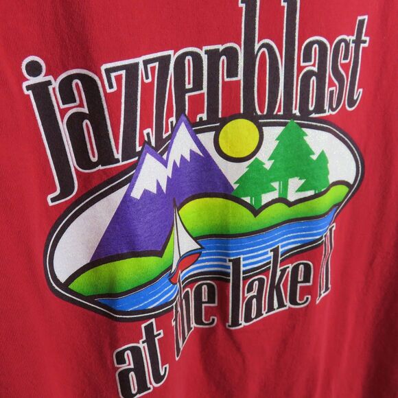 Vintage Jazzercise Jazzerblast at the Lake Tank Top - Adult Size XL - Picture 4 of 6